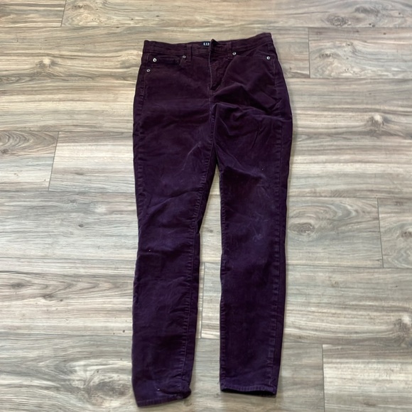 GAP DENIM BRAND COURDORY PANTS SIZE 6 TRUE SKINNY LIKE NEW - Picture 3 of 5